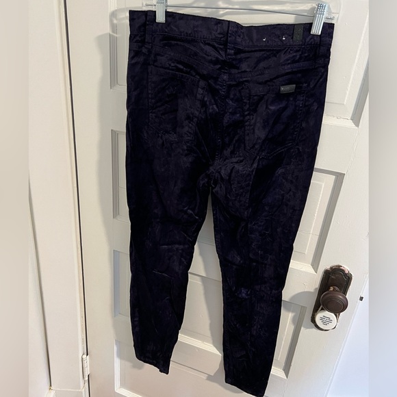 For All Mankind - Purple Velvet Pants - Size 29 - Picture 3 of 3